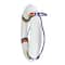 21" White & Blue Swimming Pool Safety Ring Buoy